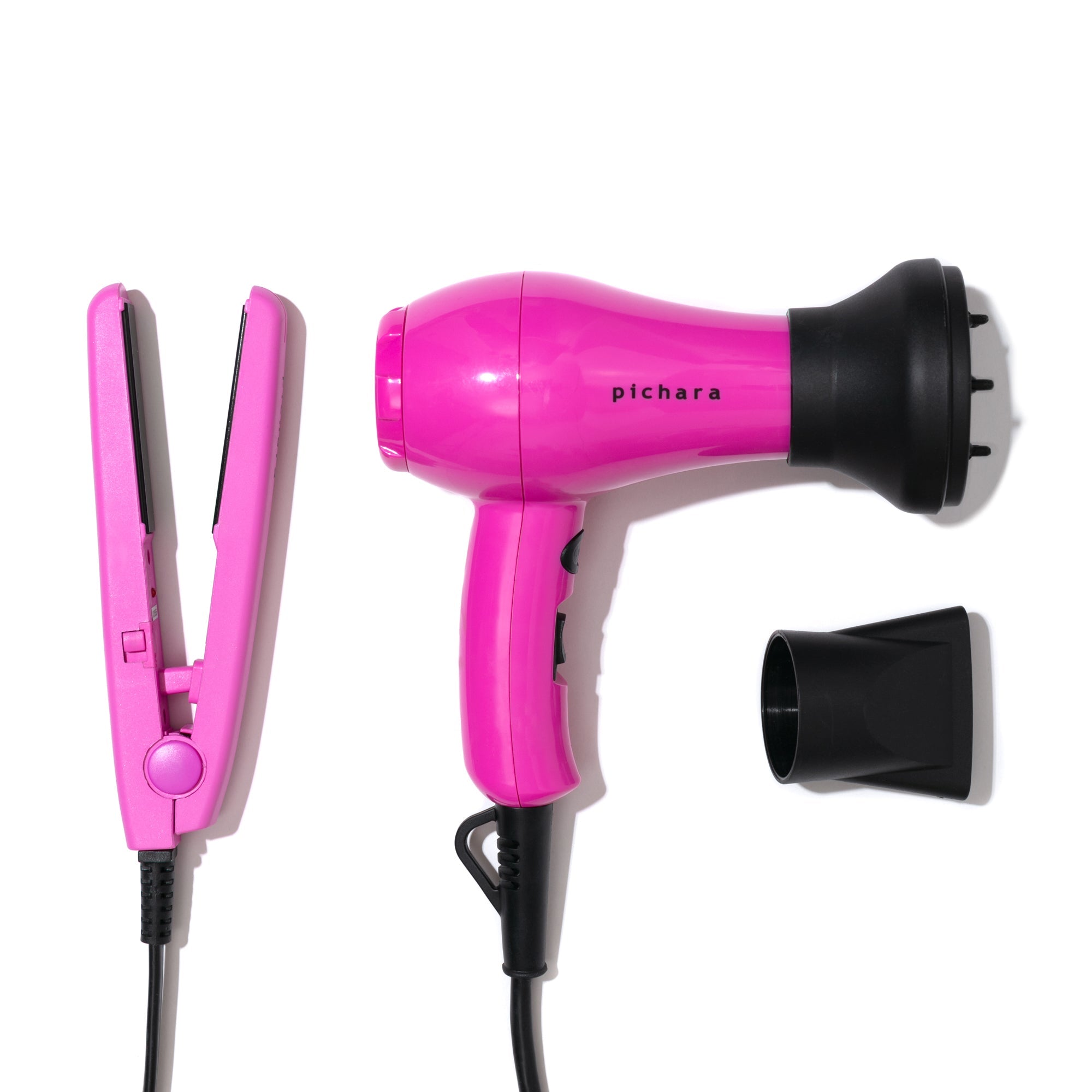 Kit De Viaje Mini Secador + Plancha Pichara
