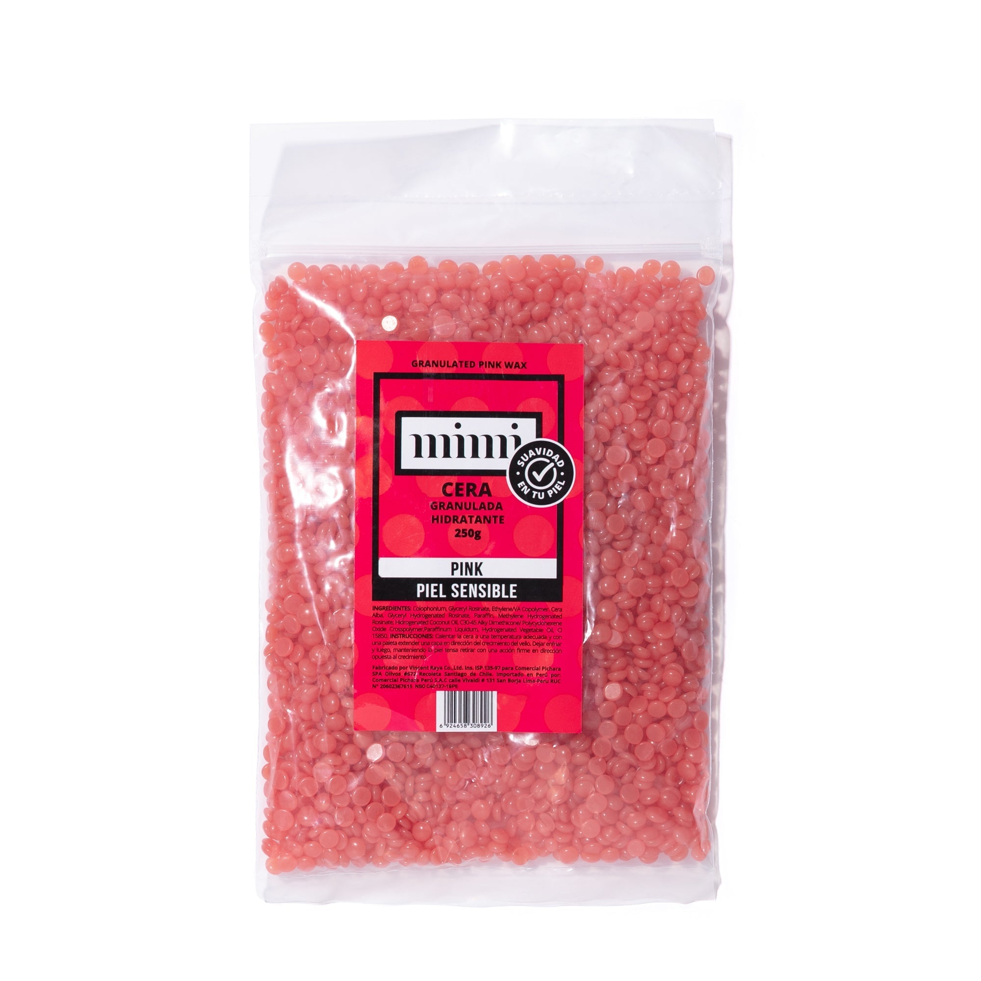 Cera Depilación Granulada Pink 500gr Mimi