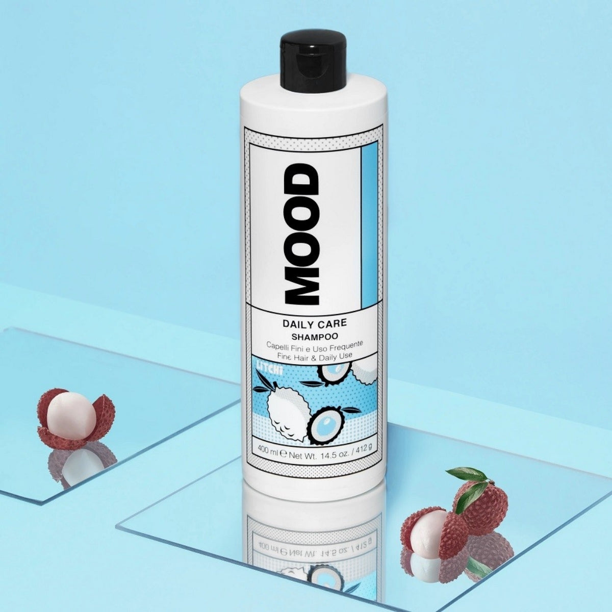 Shampoo Cuidado Diario Cabello Fino 400ml Mood