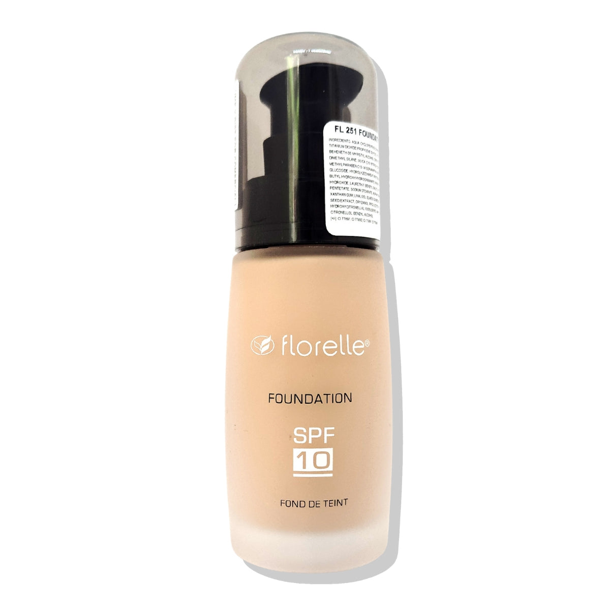 Base De Maquillaje En Crema Foundation Spf 10 Florelle