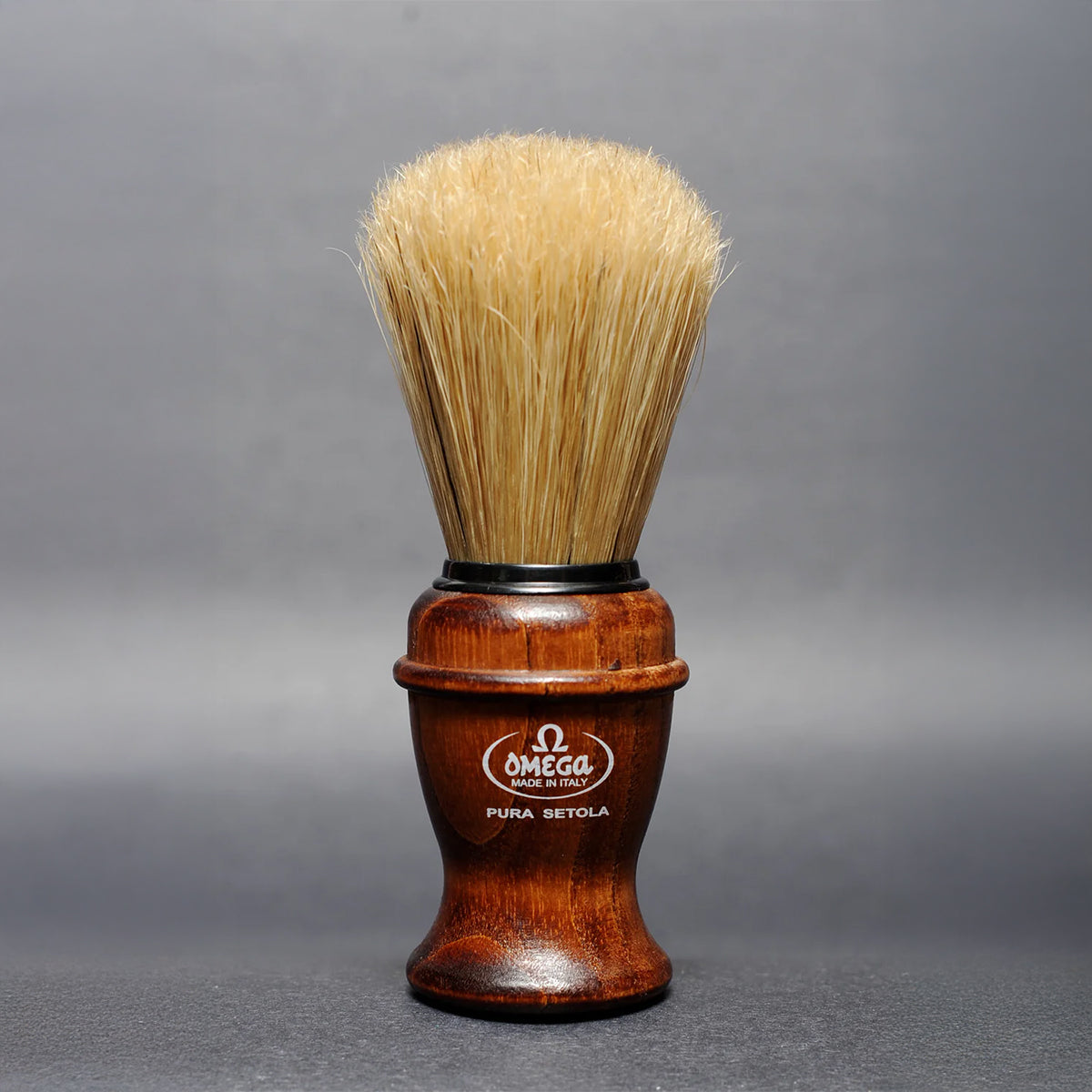 Brocha De Afeitar Cerdas De Jabalí Mango De Madera Omega