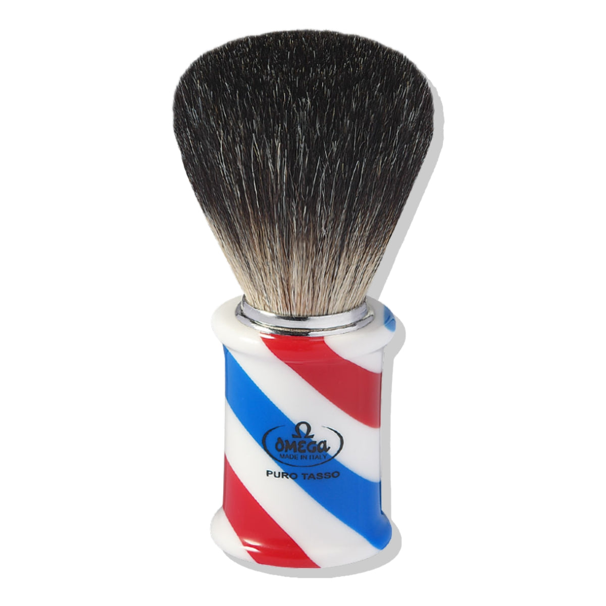 Brocha De Afeitar Barber Pole Omega