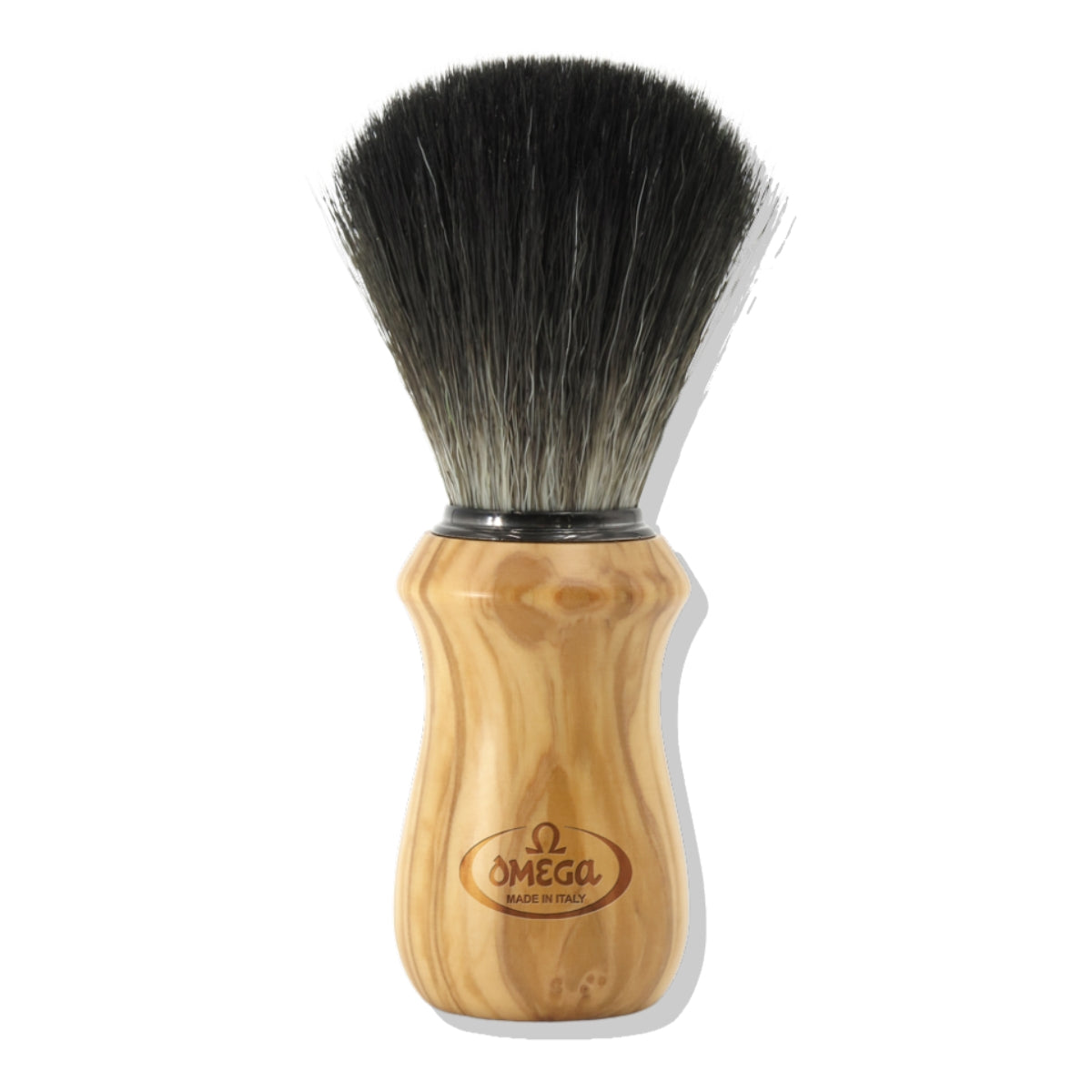 Brocha De Afeitar Sintética Hi-Brush Mango de Madera Omega
