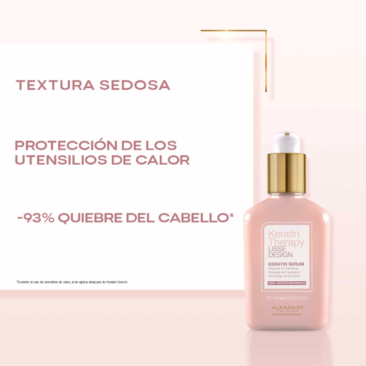Sérum Reparación y Mantenimiento Alisado Keratin Therapy Alfaparf Milano