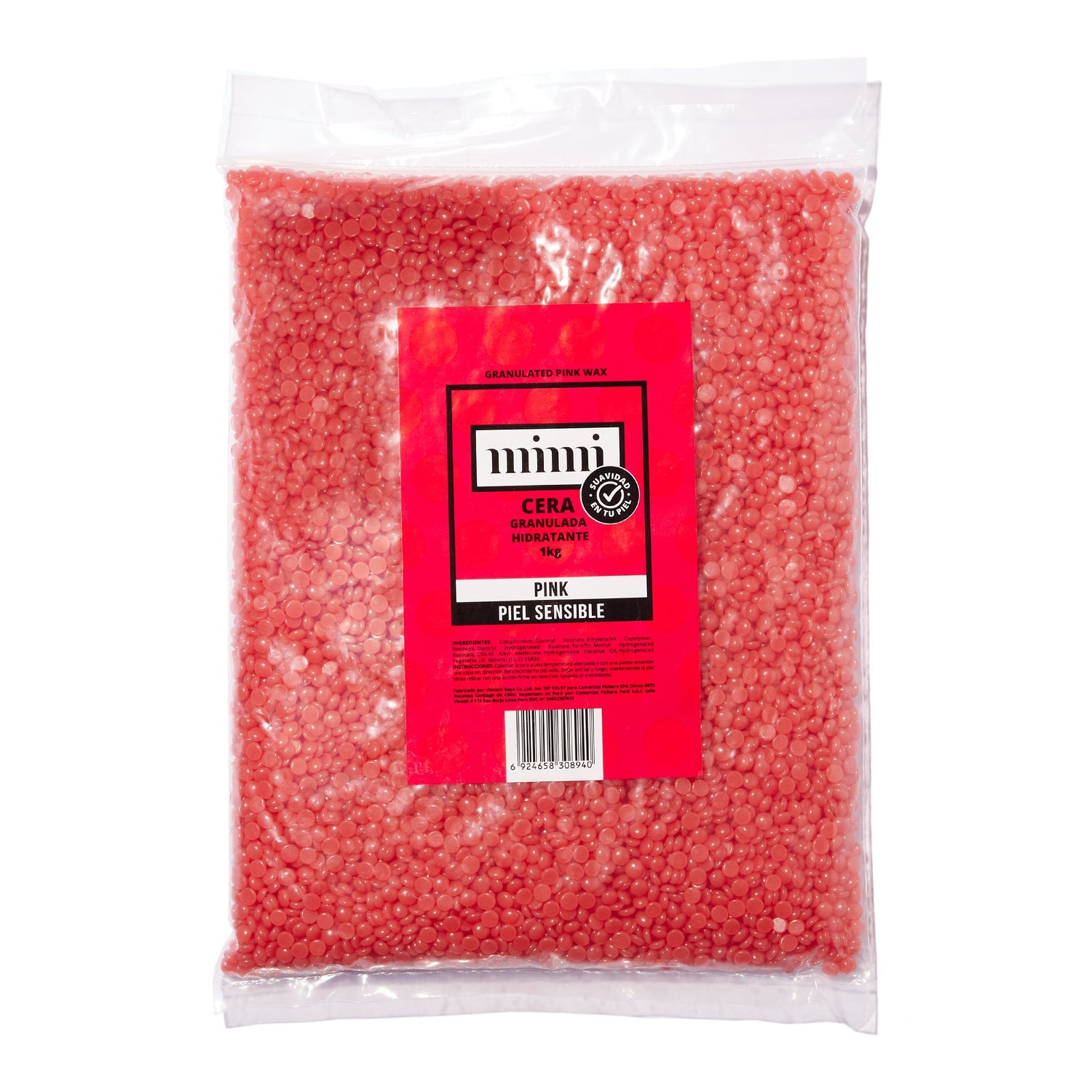 Cera Depilación Granulada Pink 500gr Mimi
