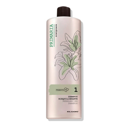 Shampoo Antigrasa Reequilibrante Primaria 1 Litro Elgon