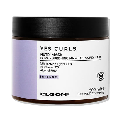 Mascarilla Nutritiva Cabello Rizado Elgon