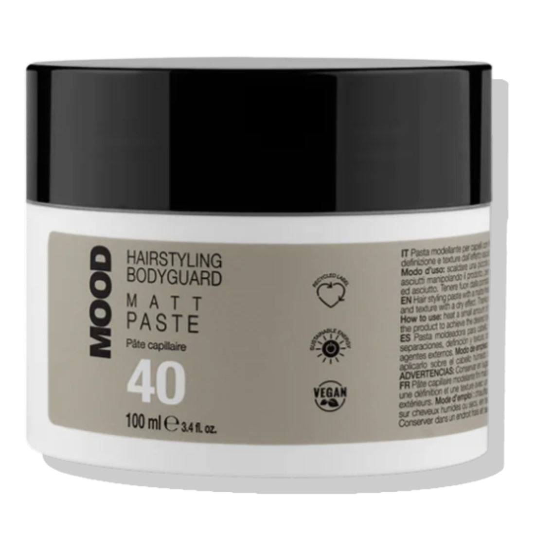 Cera Capilar Matte Fijación Media-Fuerte Hairstyling 40 Mood