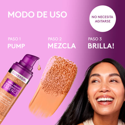 Base Líquida Simply Ageless Skin Perfector Essence Covergirl