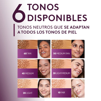 Base Líquida Simply Ageless Skin Perfector Essence Covergirl
