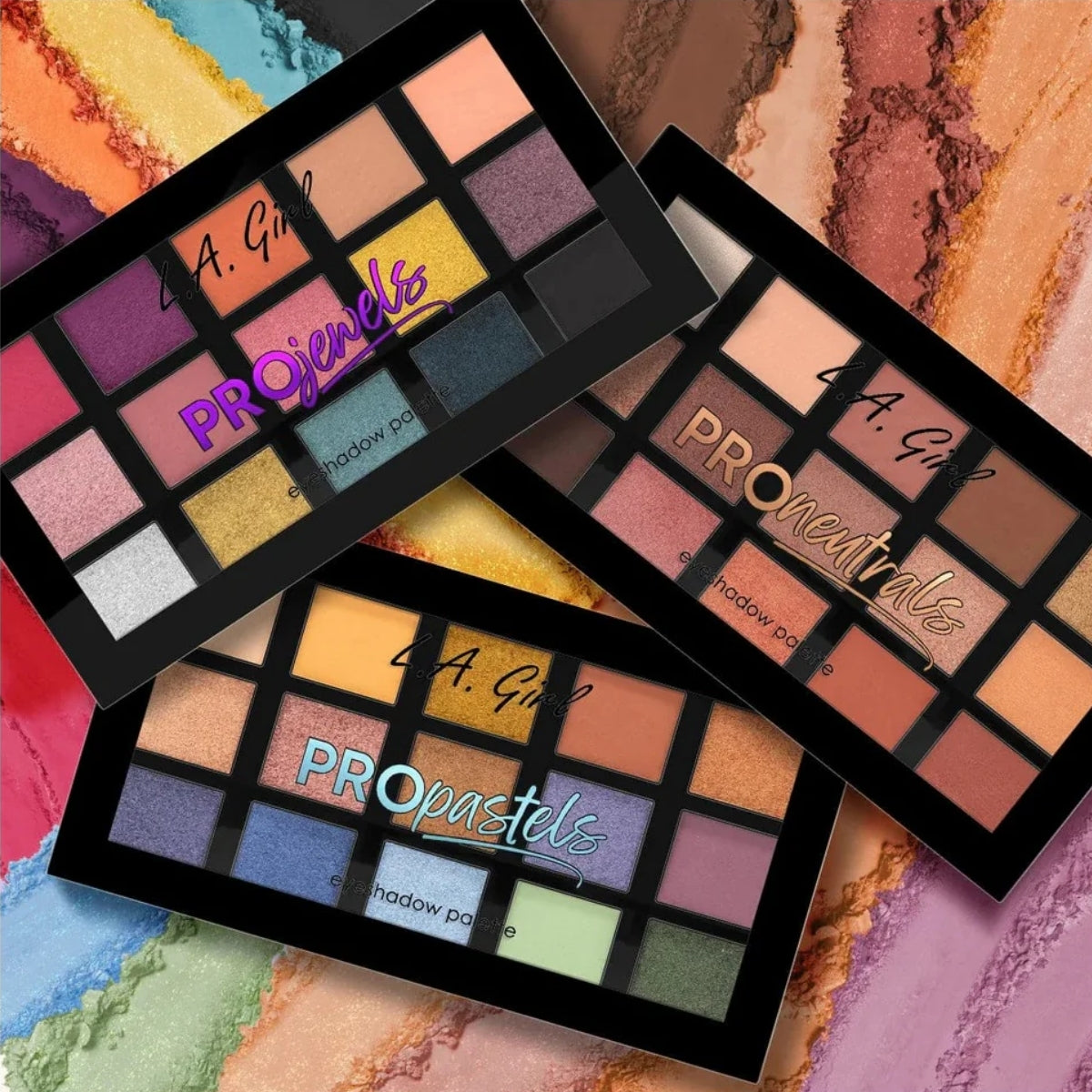 Paleta Sombras Ojos PRO 15 tonos L.A. Girl