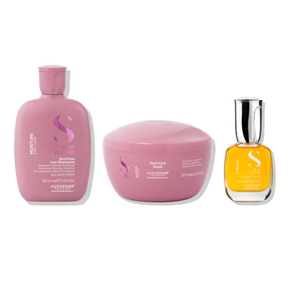 Kit Capilar Holiday Hidratación Profunda Moisture Semi Di Lino Alfaparf Milano