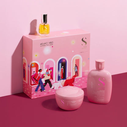 Kit Capilar Holiday Hidratación Profunda Moisture Semi Di Lino Alfaparf Milano