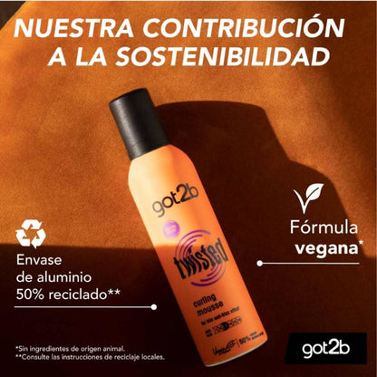 Mousse Definición De Rizos Twisted Got2B