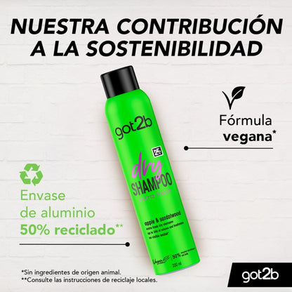 Shampoo Seco Extra Fresh Got2B