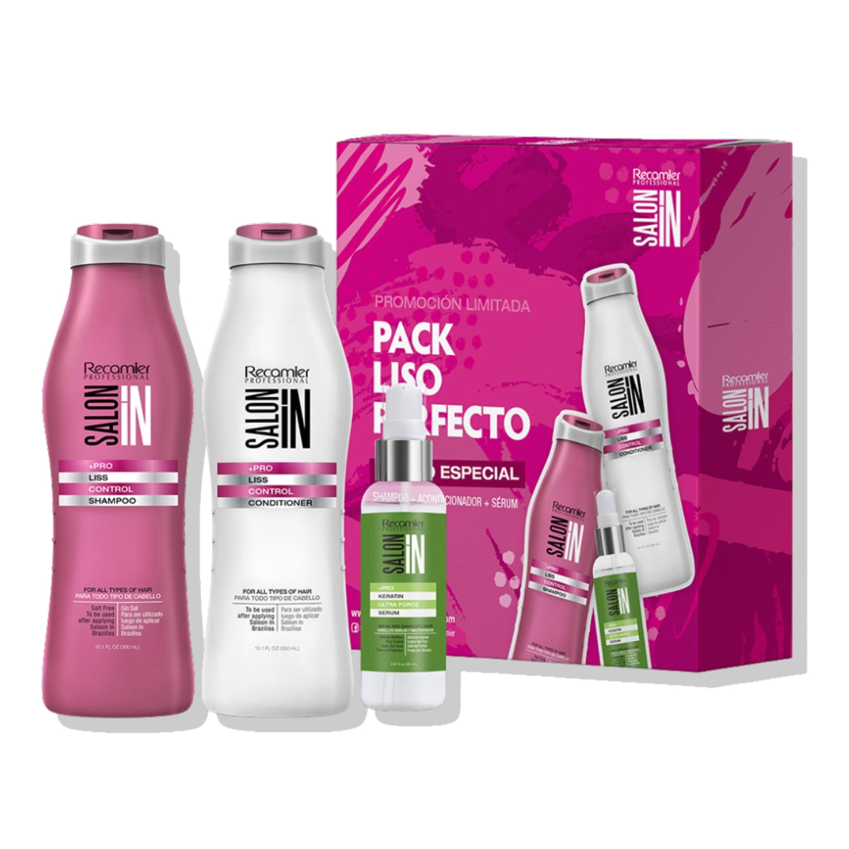 Kit Capilar Liso y Control del Frizz Salon In