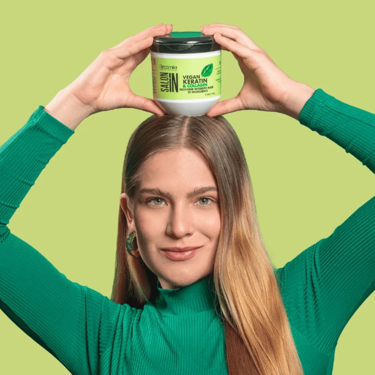 Mascarilla Reparación Intensiva Vegan Keratin &amp; Collagen Salon In