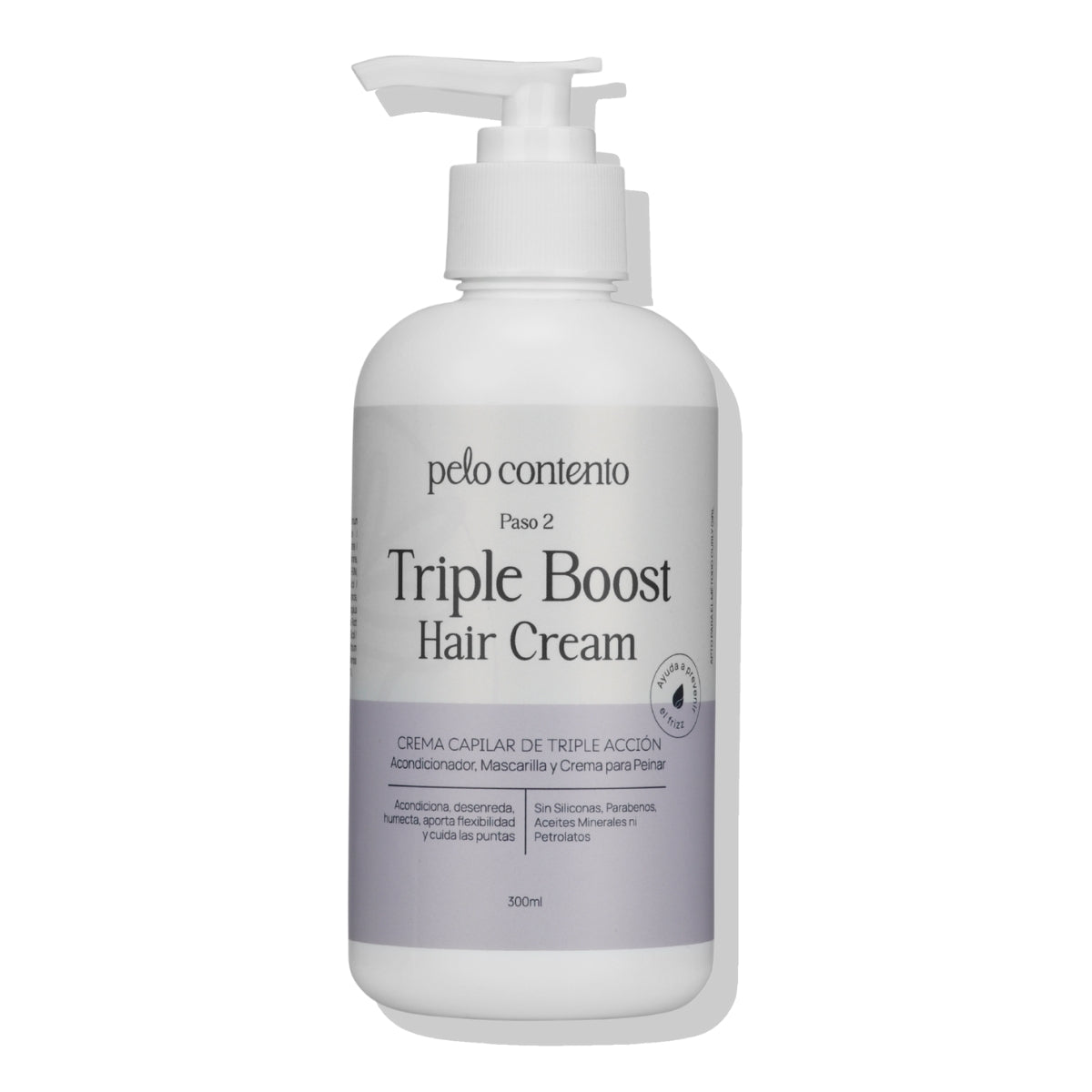 Crema Capilar 3 en 1 Triple Boost Pelo Contento